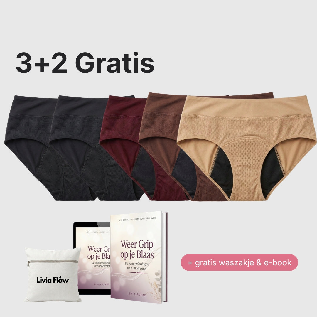 Livia & Juul's - Culotte anti-fuites (3+2 offertes)