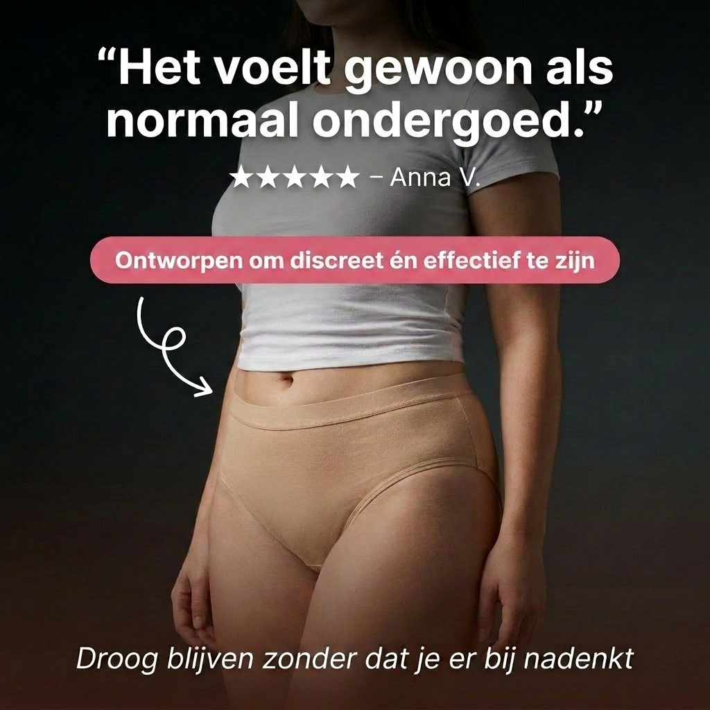 Lia - Mid Waist Lekvrij Ondergoed (3+2 Gratis)
